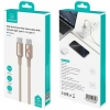 Kabel USAMS Huan Series SJ752 60W USB-C  do USB-C 1,2 m tytanowy