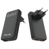 Beline Ład. siec. 1x USB-C + 1x USB 65W  czarna /black (only head) PD 3.0 + QC 3.0  BLN2CW65
