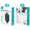 Ładowarka sieciowa USAMS Xiang Series    CC296 30W 1xUSB-C 1xUSB-A + kabel USB-C czarny