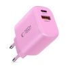Ładowarka sieciowa Tech-Protect NCA20 PD 20W QC3.0 USB-A / USB-C - różowa