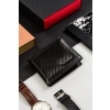 Portfel męski Rovicky® skóra naturalna ochrona RFID elegancki