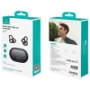 Słuchawki Bluetooth USAMS Echo R02       Clip-on bezprzewodowe szary