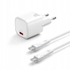 MCDODO SZYBKA ŁADOWARKA SIECIOWA ZASILACZ DO IPHONA TYP C USB-C 20W KABEL