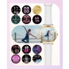 Smartwatch Gravity Biało Złoty 2 Paski GT25-2 PRO