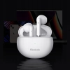 MCDODO SŁUCHAWKI BEZPRZEWODOWE DOUSZNE BLUETOOTH 5 Z MIKROFONEM ETUI BIAŁE