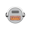 JELLICO ładowarka samochodowa F19 PD 30W 1xUSB-C + 1xUSB QC3.0 Czarny