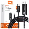 MCDODO KABEL USB-C HDMI PRZEJŚCIÓWKA ADAPTER HUB USB TYP C DO HDMI 4K 2M