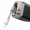 MCDODO SZYBKA ŁADOWARKA SIECIOWA ZASILACZ 3X USB-C PD USB GAN 40W KABEL 1M