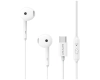 Słuchawki stereo USAMS EP-50 USB-C 1.2m  biały