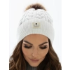 Czapka PTN HAT-06 biała elegancka do codziennego noszenia