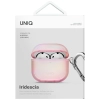 Etui UNIQ Iridescia na AirPods 4 Hang Case - holo różowe