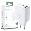 Acefast ładowarka sieciowa USB Typ C / USB 32W, PPS, PD, QC 3.0, AFC, FCP biały (A5 white)