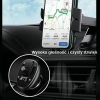 USAMS Zestaw głośnomówiący C21z transmiterem FM, Bluetooth 5.0, MP3, 2xUSB 3,4A czarny/black CC115GC01 (US-CC115)