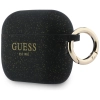 Etui Guess Silicone Glitter Ring do      AirPods Pro 3 czarny