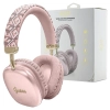 Guess słuchawki nauszne BluetoothGUBHK1GCTCSP różowy/pink Gcube Metallic Script Logo