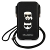 Karl Lagerfeld Torebka KLHCP12LOPHKCK 6,7 czarny/black hardcase Saffiano Ikonik Karl&Choupette Head
