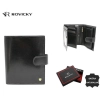 Duży, skórzany portfel męski z systemem RFID - Rovicky