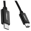 Kabel USB-C do Mini USB UGREEN US242, 1m (czarny)