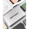 Duży, skórzany portfel damski na zamek — Rovicky