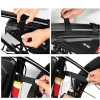 WILDMAN Etui/sakwa na ramę roweru ES19   1L uchwyt rowerowy czarna/black