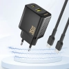 Ładowarka sieciowa Dudao A27 MaxC 35W + kabel USB-C - czarna