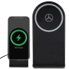 Mercedes składana ład. indukcyjna2w1 MEMFBGSLK 15W czarny/black Silver Star MagSafe