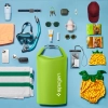 Torba Spigen Aqua Shield A631 wodoodporna 30 l - zielona