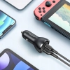 MCDODO MOCNA SZYBKA ŁADOWARKA SAMOCHODOWA MIERNIK 2X USB USB-C 95W LED
