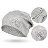 Czapka szara elegancka unisex do codziennego noszenia zapach