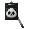 Nimmy Zestaw 3w1 torebka na telefon +    portfel + etui na lokalizator czarny/black Big Eyed Pet 2.0 Panda