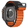 Pasek Pasek Spigen WBF1 na Apple Watch 44 / 45 / 46 / 49 mm - czarno-pomarańczowy