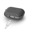 UNIQ etui Valencia AirPods Proszary/gunmetal grey Antimicrobial