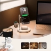 Ładowarka biurkowa Joyroom JR-W23 Qi2 4w1 z wbudowaną lampką nocną indukcyjna - biała