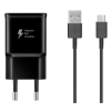 Ładowarka sieciowa Samsung EP-TA200EBE USB-A 15W z kablem EP-DR140ABE USB-A - USB-C (OOB Bulk - opakowanie zastępcze) - czarna
