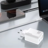 Ładowarka sieciowa Dudao A29 65W GaN 2 x USB-C + 1 x USB-A - biała