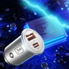 Accessories - 3mk Hyper Car Charger 45W PD QC PPS USB 1A1C Silver