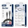 JELLICO kabel B28 USB-C - USB-C PD 60W 1M Czarny