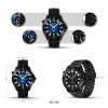 Smartwatch VELTORI VT150-1 Czarny Pasek Silikonowy + Czarna Bransoleta