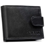 Portfel skórzany męski N0035L-GPL-BL BLACK
