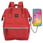 Himawari miejski plecak do szkoły pracy port USB pojemny miejsce na laptopa