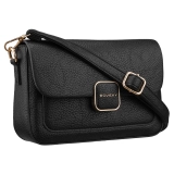 Torebka damska miejska listonoszka na ramię crossbody Rovicky czarna