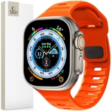 TECH-PROTECT ICONBAND LINE APPLE WATCH 6 / 7 / 8 / 9 / 10 / SE / ULTRA 1 / 2 (44 / 45 / 46 / 49 MM) ORANGE
