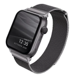 UNIQ pasek Dante Apple Watch Series1/2/3/4/5/6/7/8/9/SE/SE2 38/40/41mm Stainless Steel grafitowy/graphite