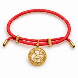 Regulowana bransoletka ze znakiem zodiaku Koziorożec (B26/TAL/46/11AU)