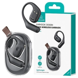 USAMS Słuchawki Bluetooth 5.3 G26 OWSbezprzewodowe czarny/black BHUUG01