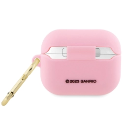 Hello Kitty HKAP3DKHSP Airpods Pro coverróżowy/pink Silicone 3D Kitty Head