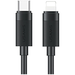 Kabel USAMS U94 30W USB-C do Lightning   1m czarny