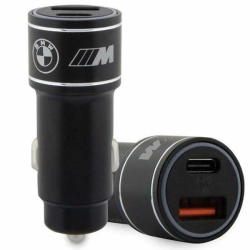 BMW ładowarka BMCCMUSBCK PD-QC 3.0 20W Fast Charge czarny/black M Edition BMW ładowarka BMCCMUSBCK PD-QC 3.0 20W Fast Charge czarny/black M Edition