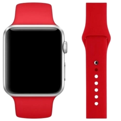Mercury pasek Silicon Apple Watch 42/44/45 mm czerwony/red Mercury pasek Silicon Apple Watch 42/44/45 mm czerwony/red