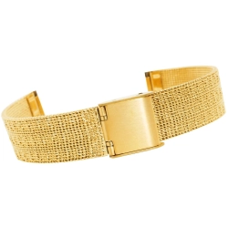 Bransoleta Fashion Mesh Złota IPG 14 mm FA14G